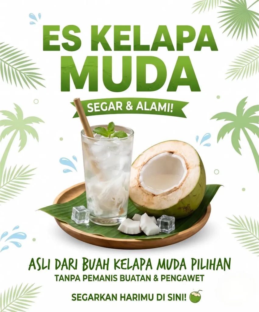 Contoh Banner Jual Es Degan - Ben Multimedia