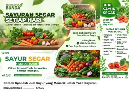 Spanduk Jual Sayur