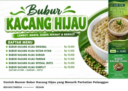 Banner Bubur Kacang Hijau