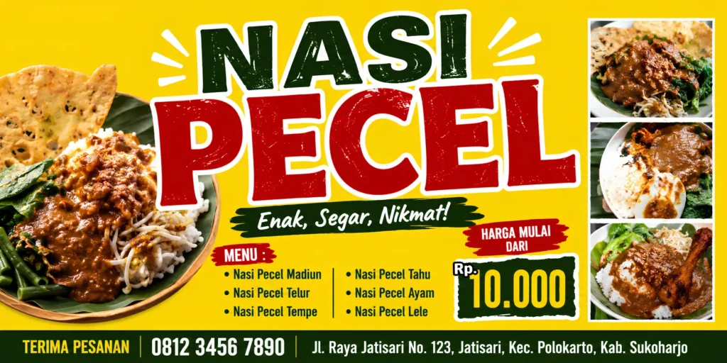 Spanduk Pecel - Ben Multimedia