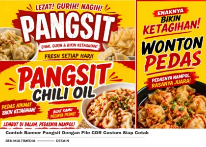 Contoh Banner Pangsit