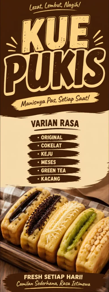 Contoh Spanduk Kue Pukis - Ben Multimedia