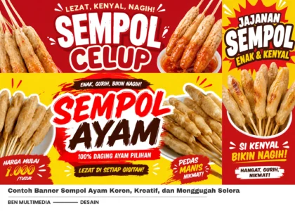 Banner Sempol Ayam Keren