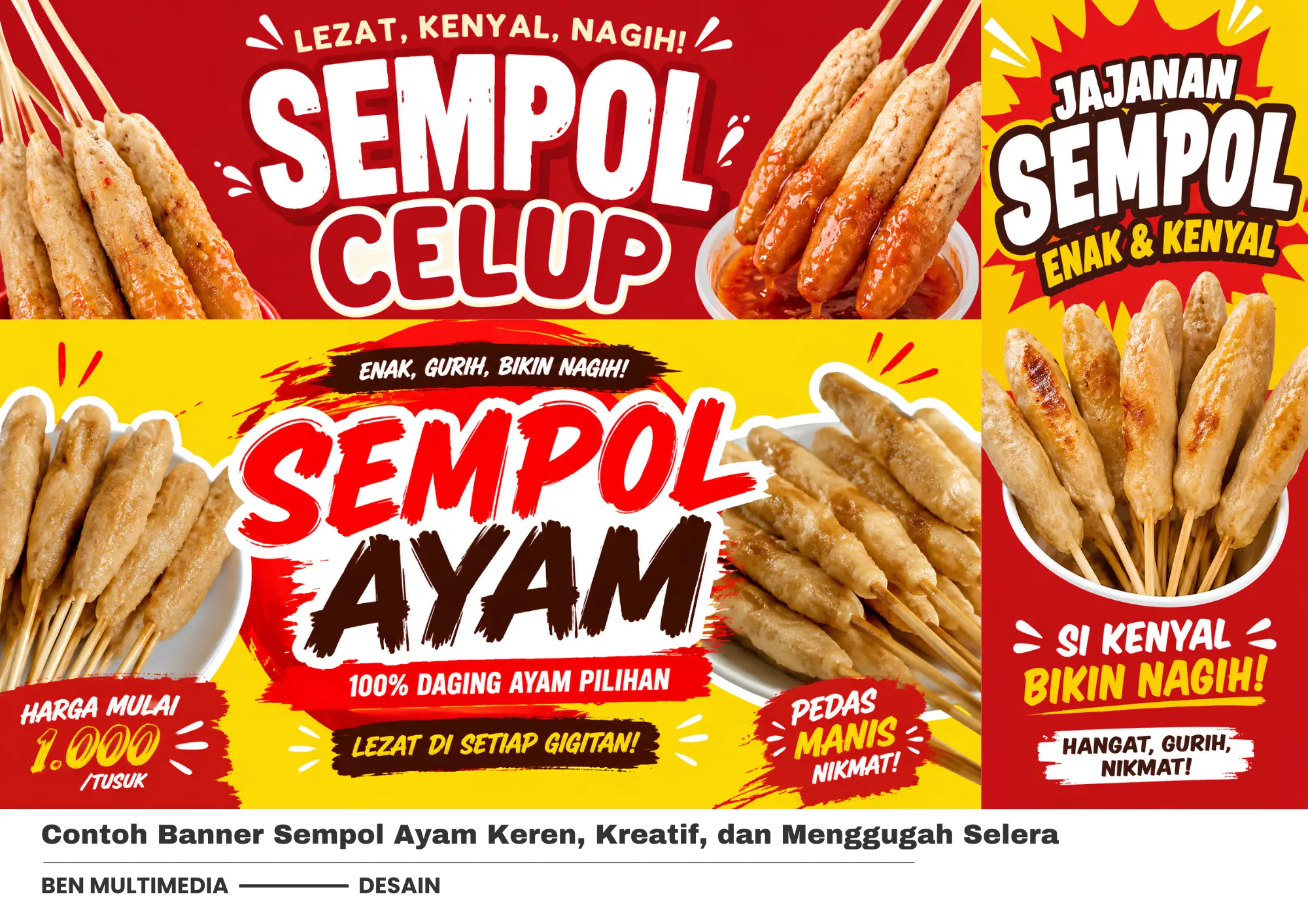 Banner Sempol Ayam Keren