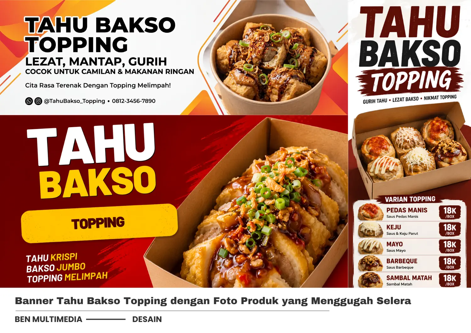 Banner Tahu Bakso Topping