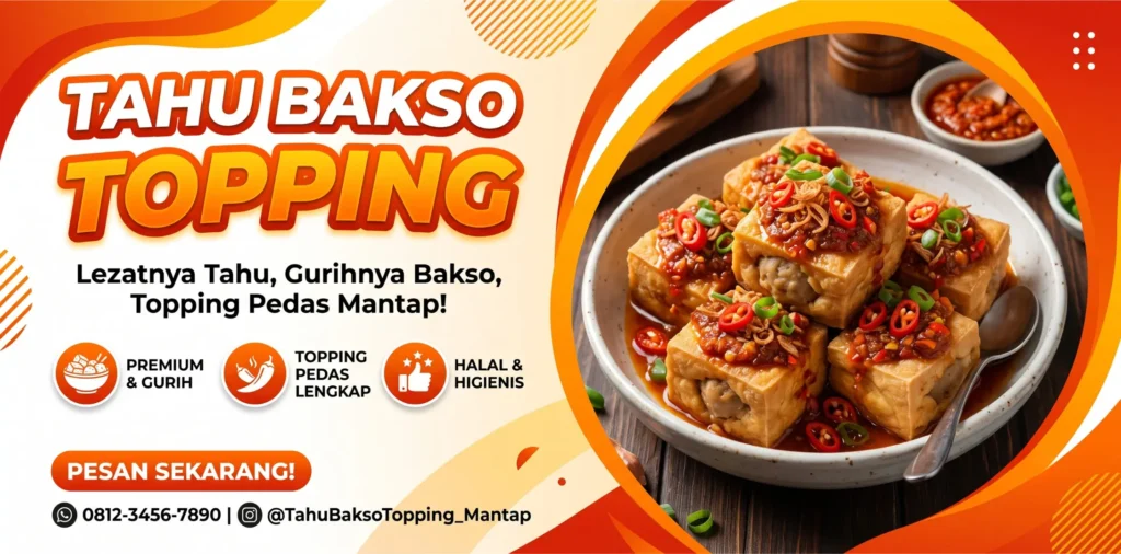 Banner Tahu Bakso Topping - Ben Multimedia