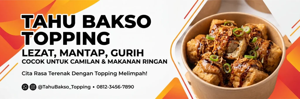 Spanduk Tahu Bakso Topping - Ben Multimedia
