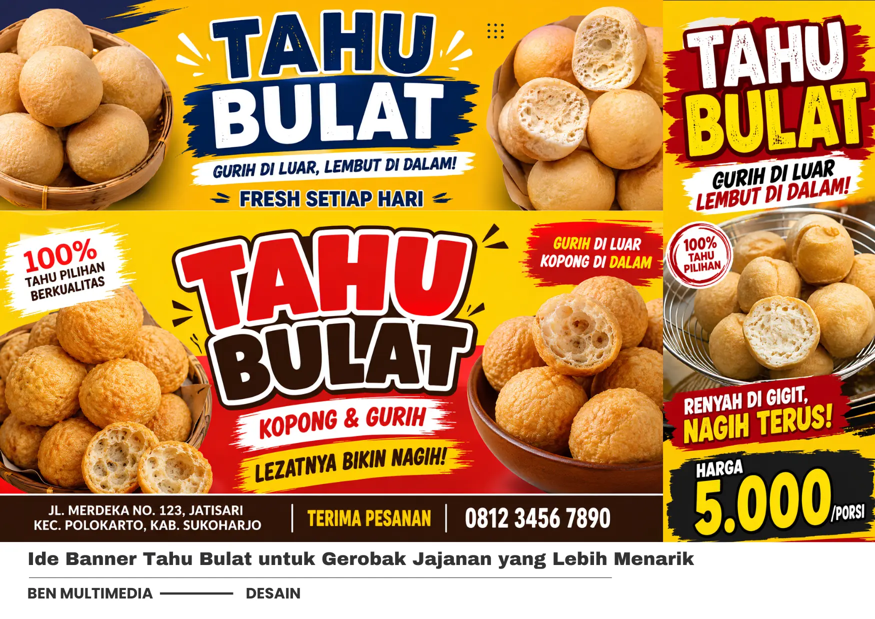 Banner Tahu Bulat
