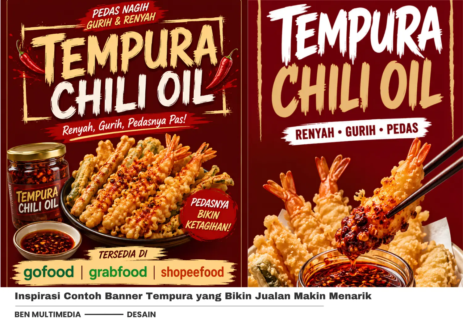 Contoh Banner Tempura