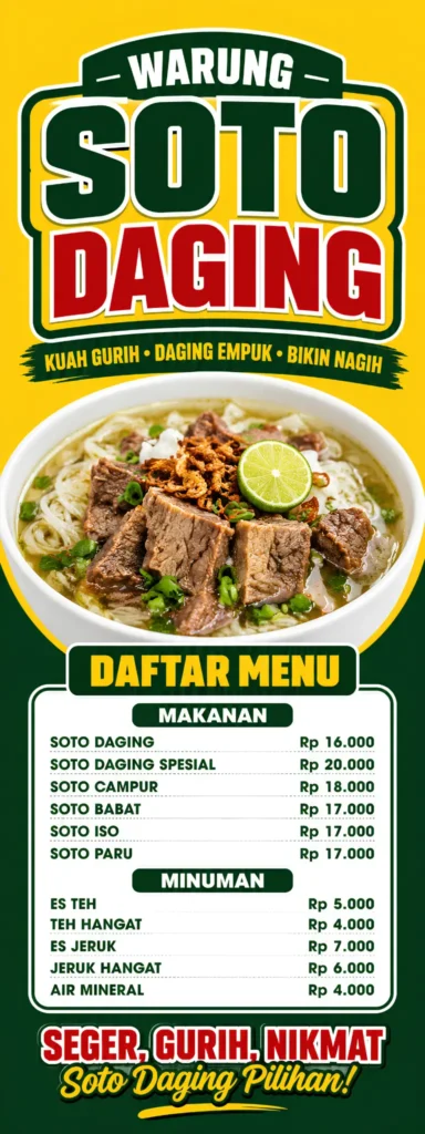 Standing Banner Soto - Ben Multimedia