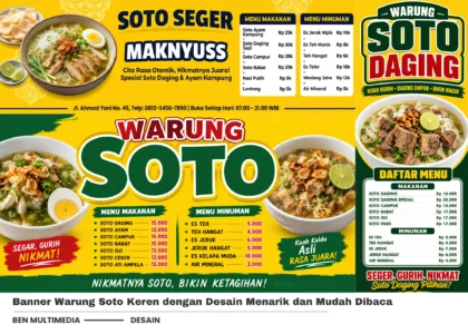 Banner Warung Soto