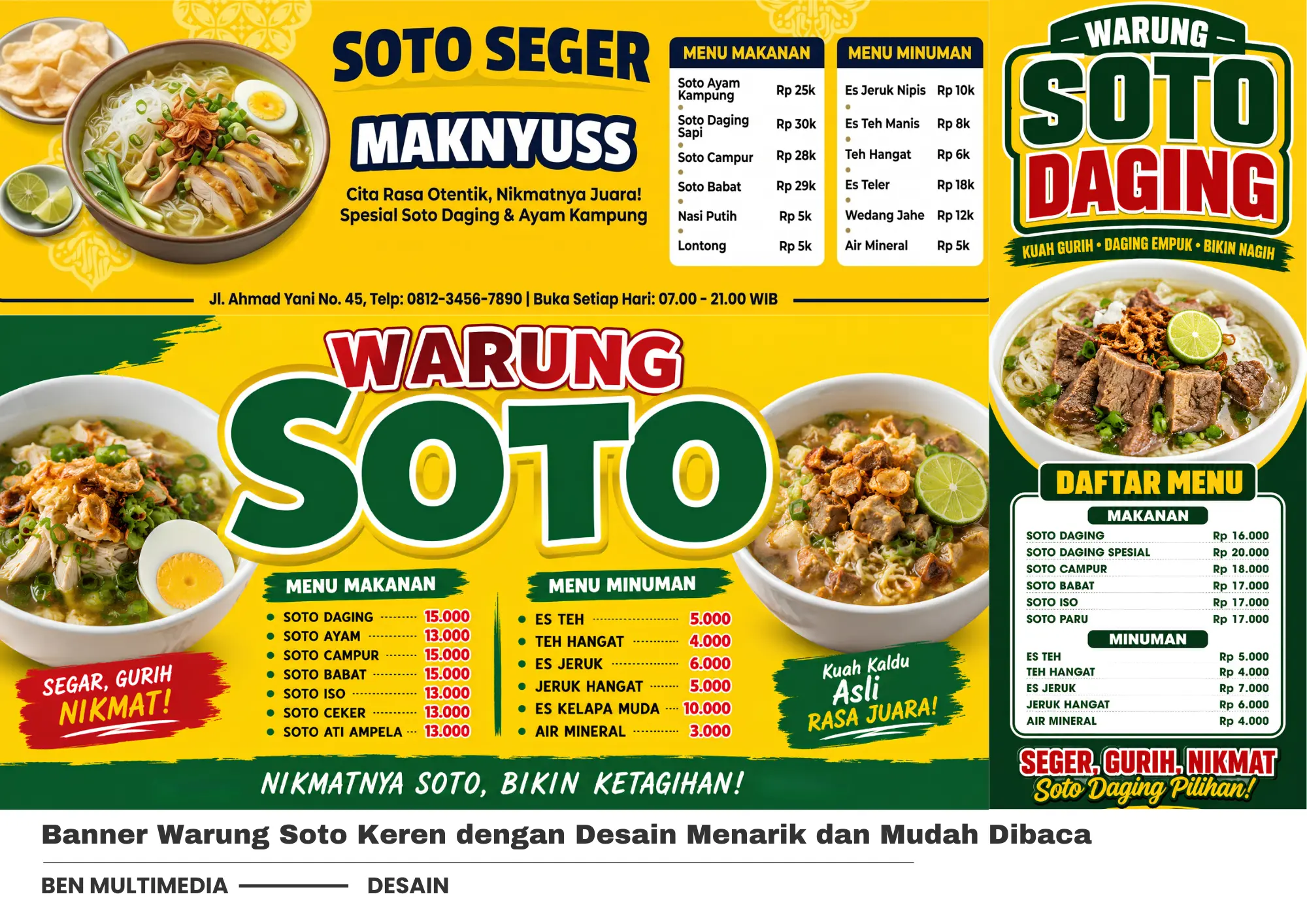 Banner Warung Soto
