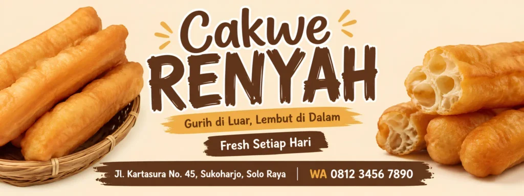 Desain Banner Cakwe - Ben Multimedia