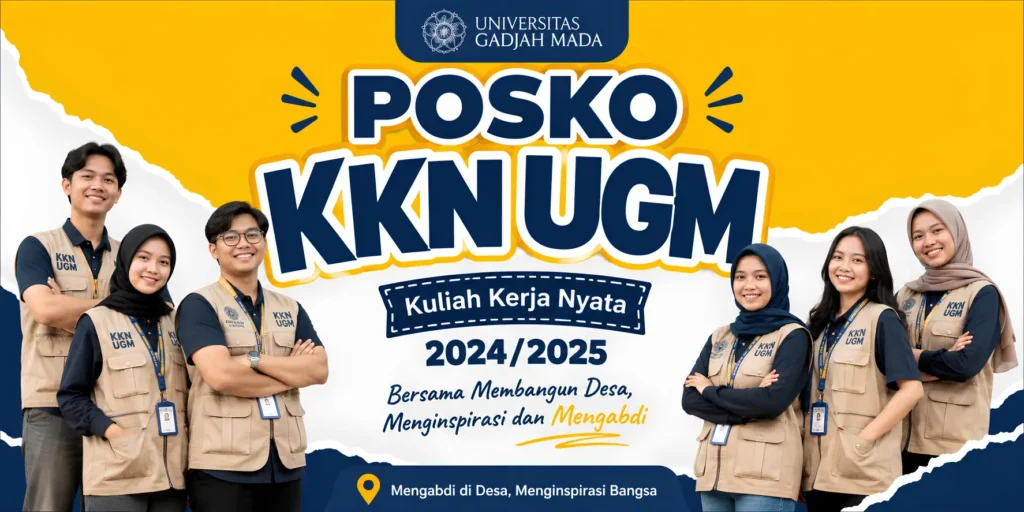 Contoh Banner Posko KKN - Ben Multimedia