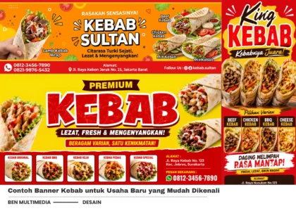 Contoh Banner Kebab