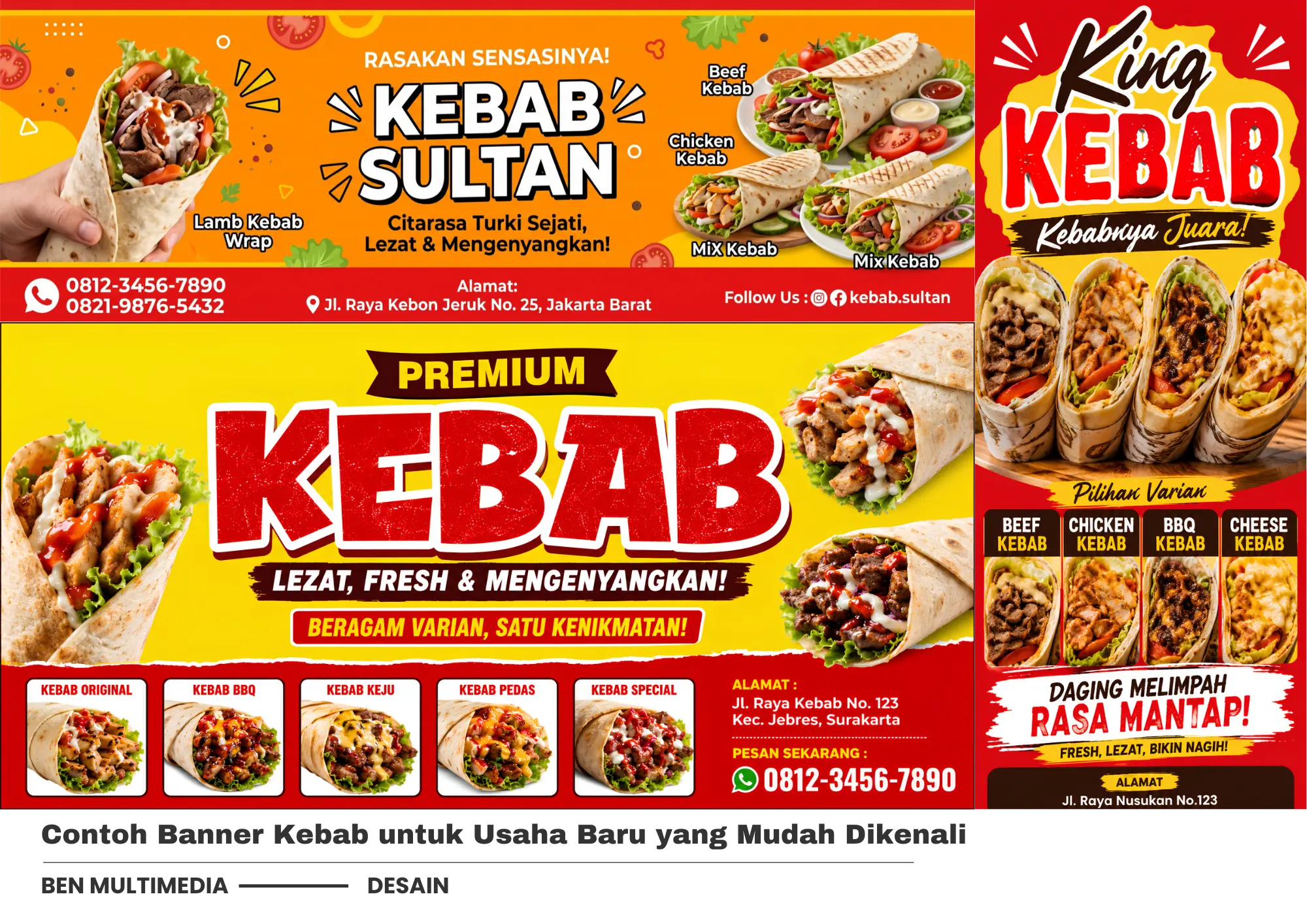 Contoh Banner Kebab
