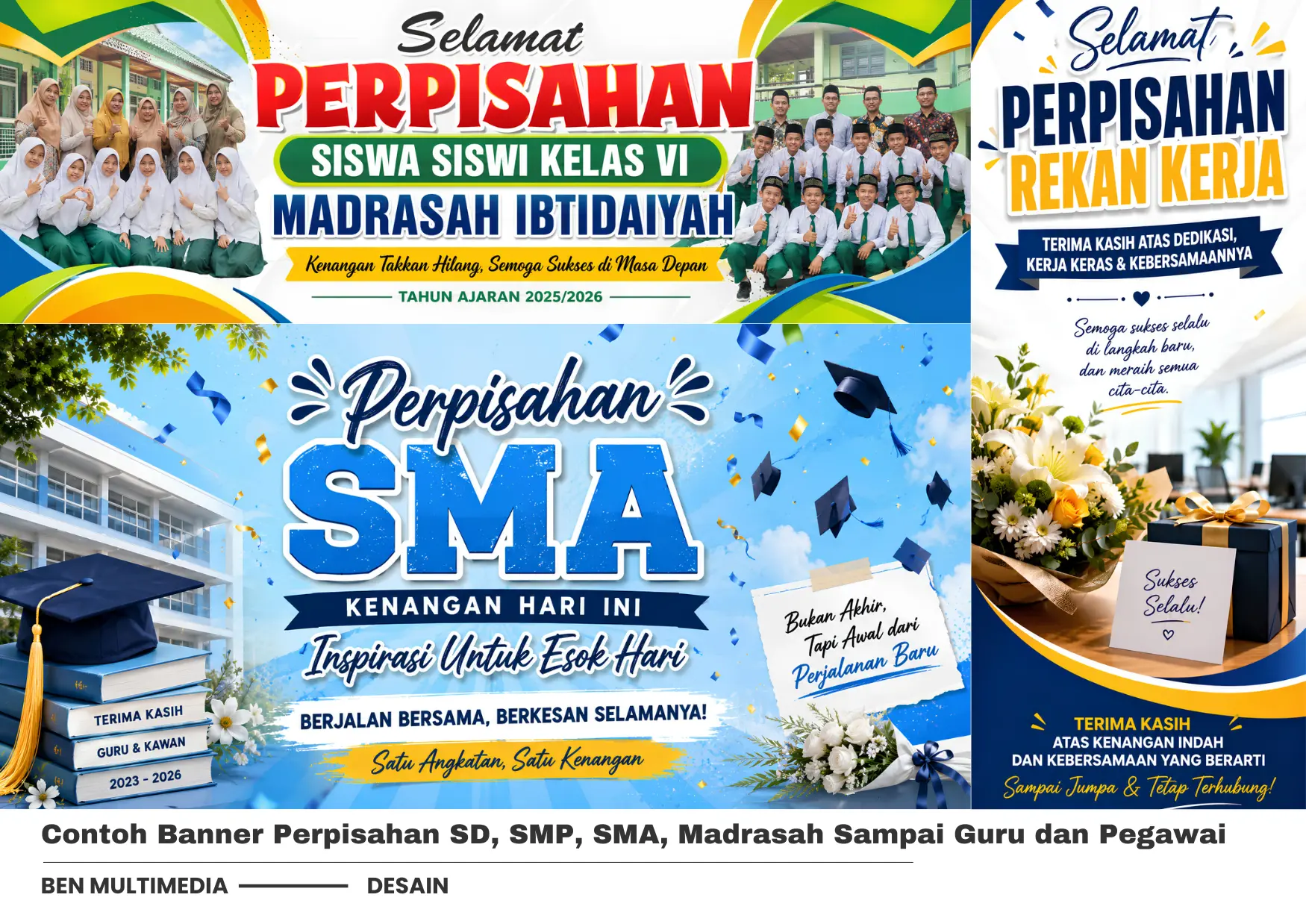 Contoh Banner Perpisahan