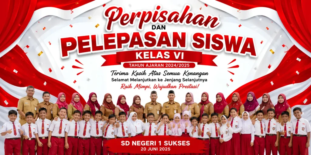 Spanduk Perpisahan SD - Ben Multimedia