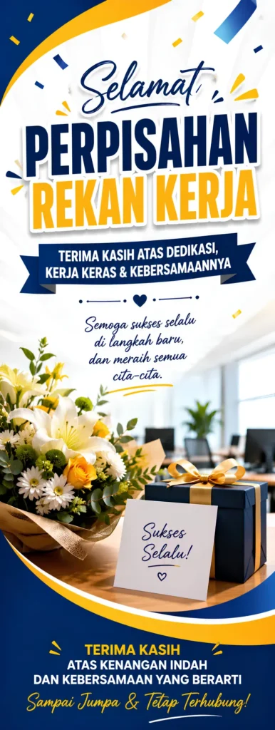 Banner Acara Perpisahan - Ben Multimedia