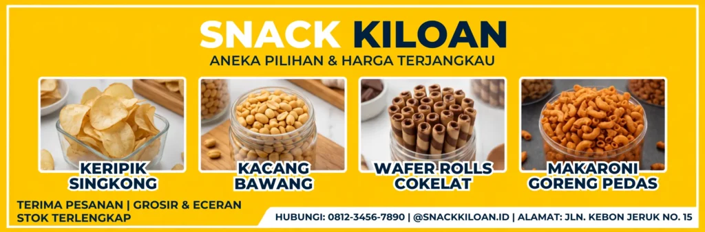 Contoh Banner Toko Snack - Ben Multimedia
