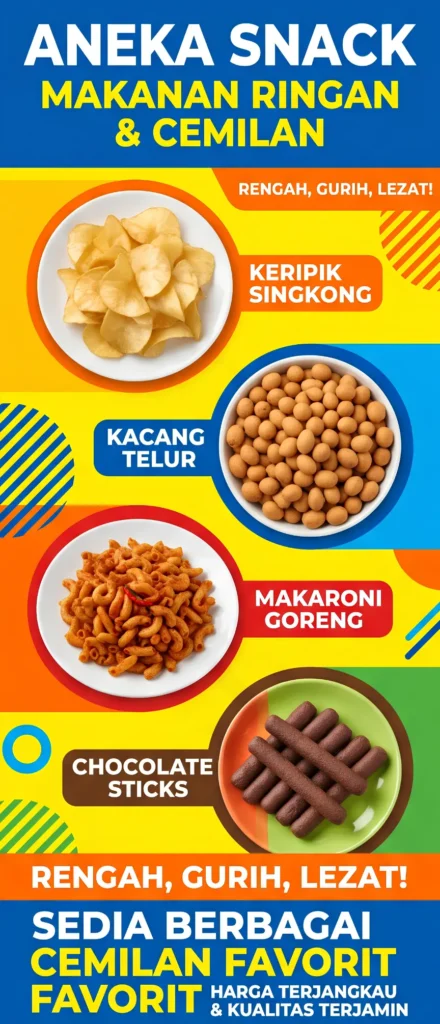 Spanduk Toko Snack - Ben Multimedia