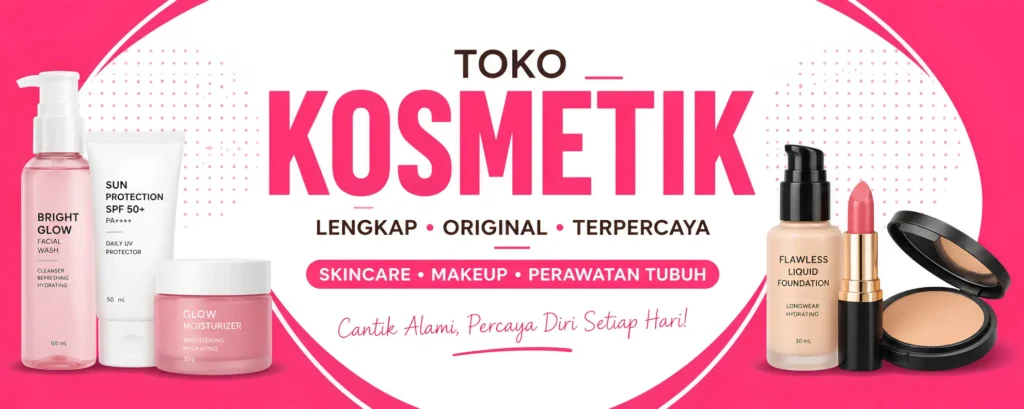 Desain Spanduk Toko Kosmetik - Ben Multimedia