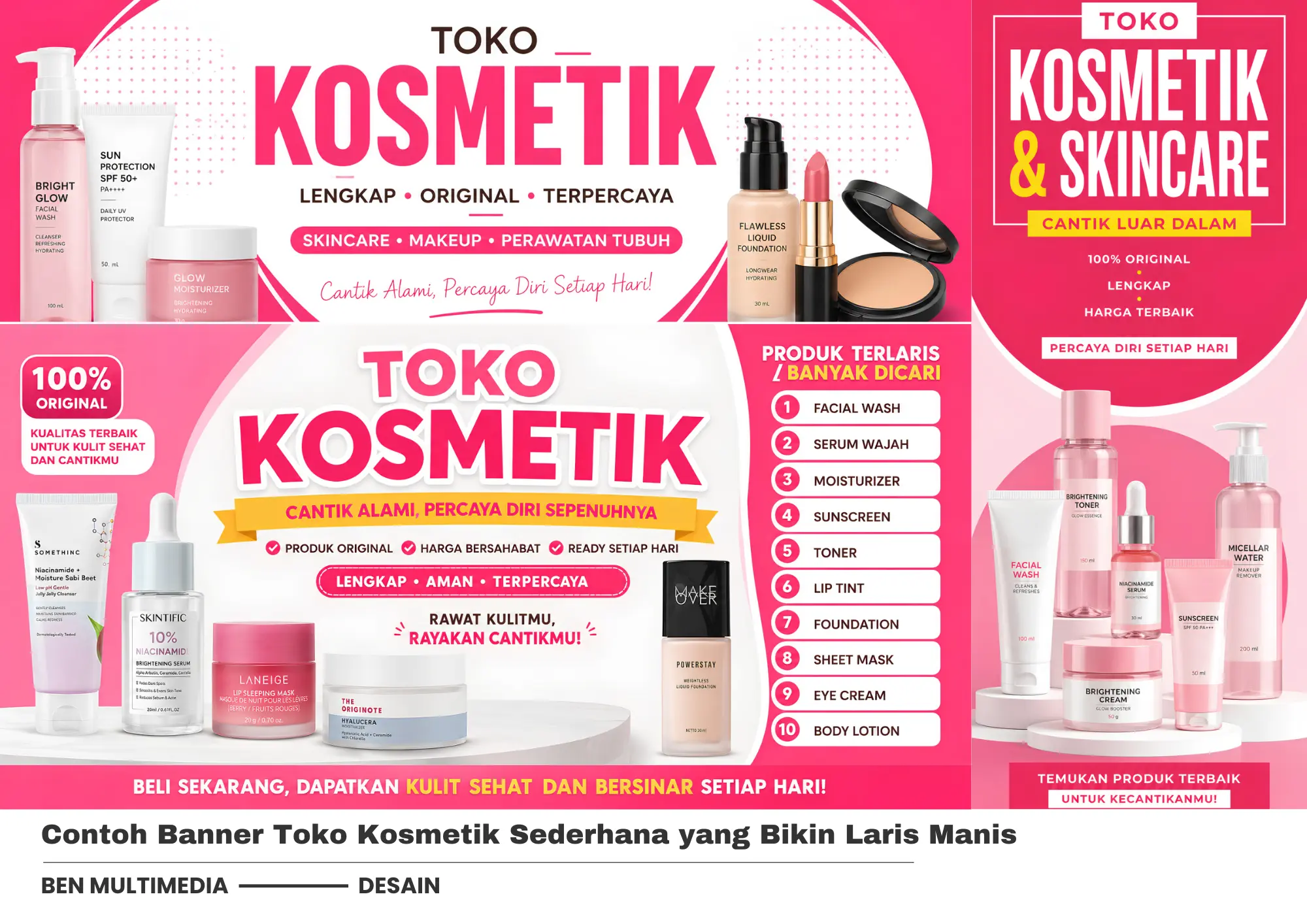 Banner Toko Kosmetik
