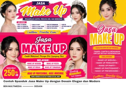 Contoh Spanduk Jasa Make Up