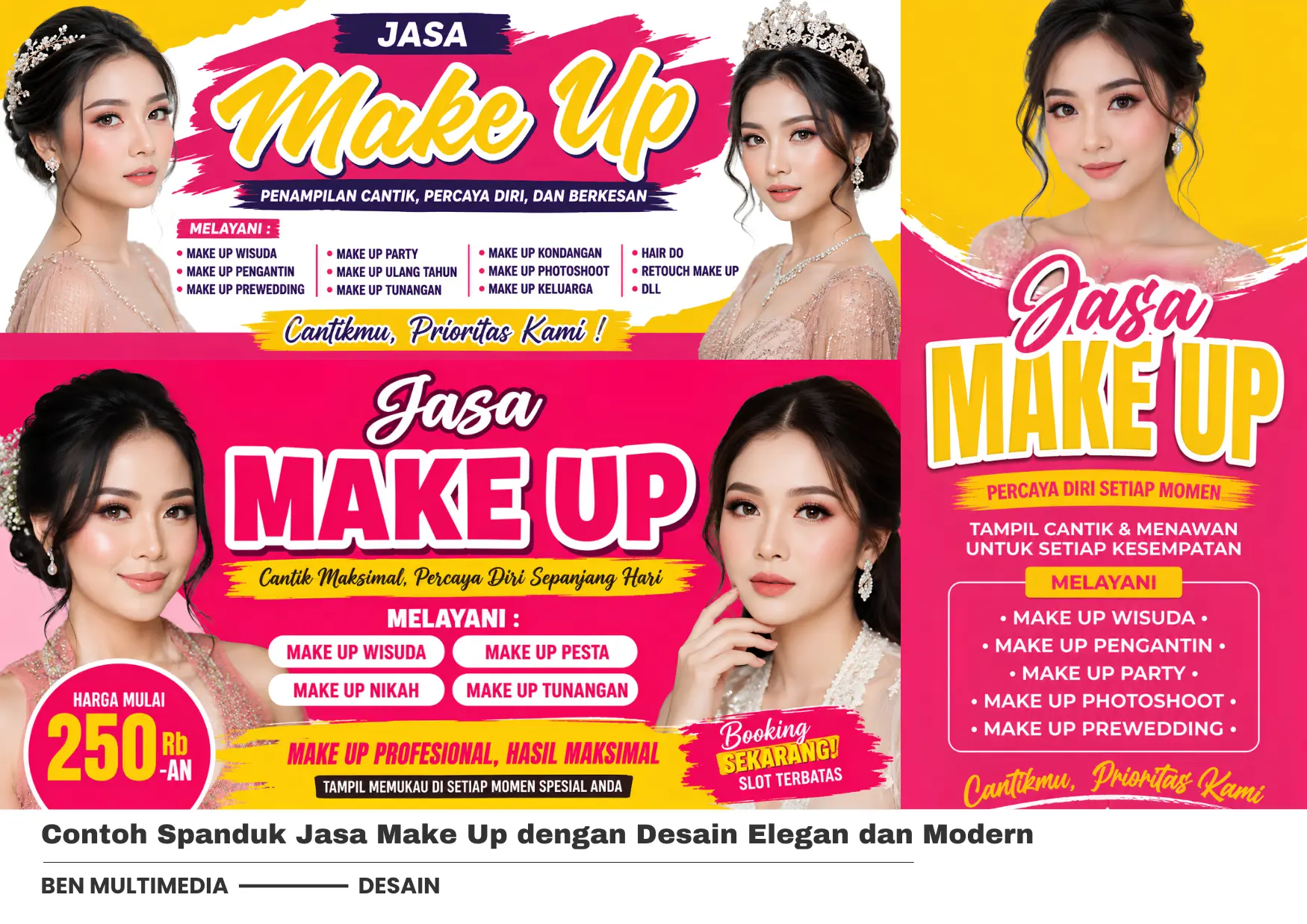 Contoh Spanduk Jasa Make Up