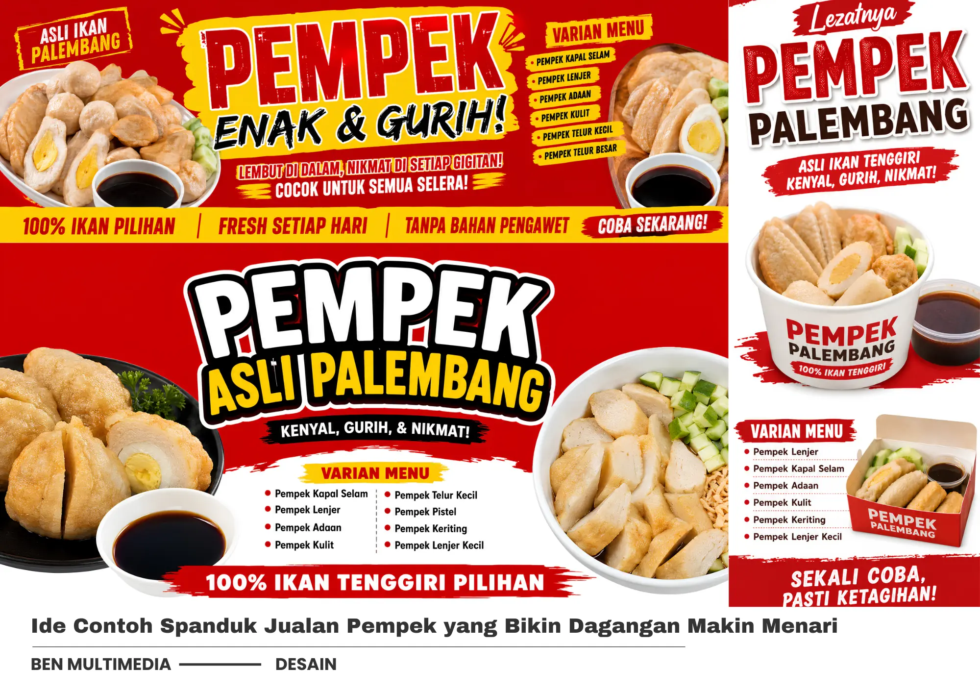 Contoh Spanduk Jualan Pempek