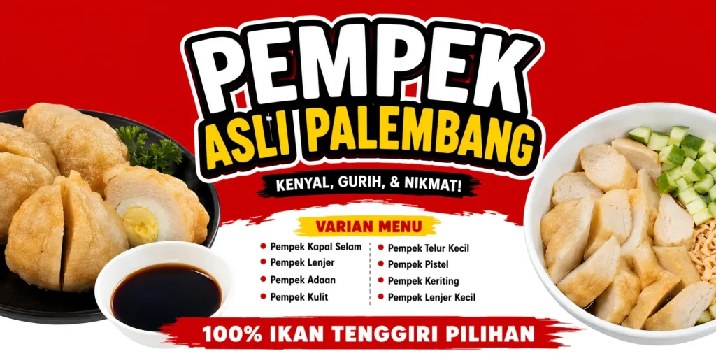 Banner Pempek Palembang - Ben Multimedia