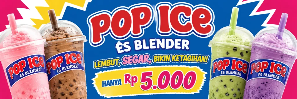 Spanduk Pop Ice Blender - Ben Multimedia