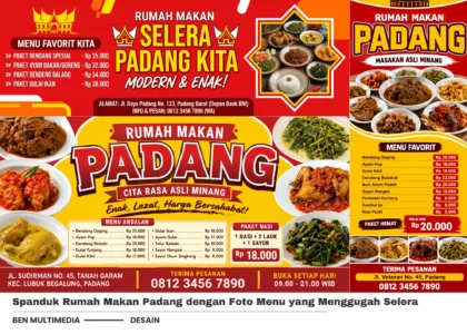Contoh Spanduk Rumah Makan Padang
