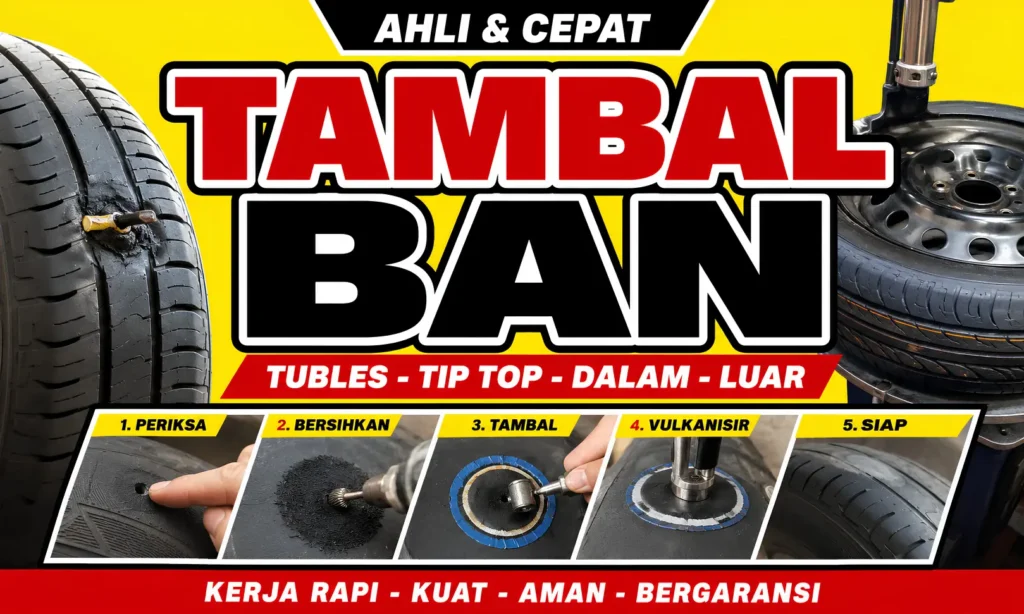 Spanduk Tambal Ban Lucu - Ben Multimedia