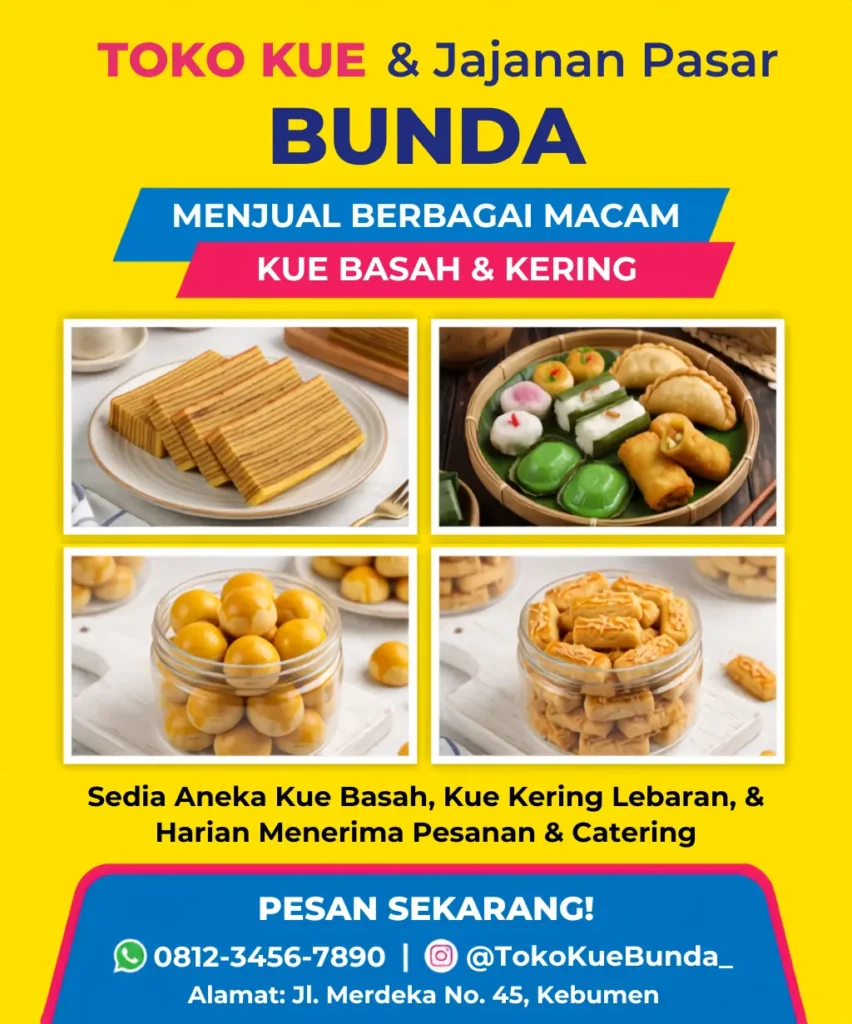 Contoh Spanduk Spanduk Toko Kue - Ben Multimedia