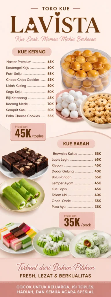 Spanduk Toko Kue - Ben Multimedia