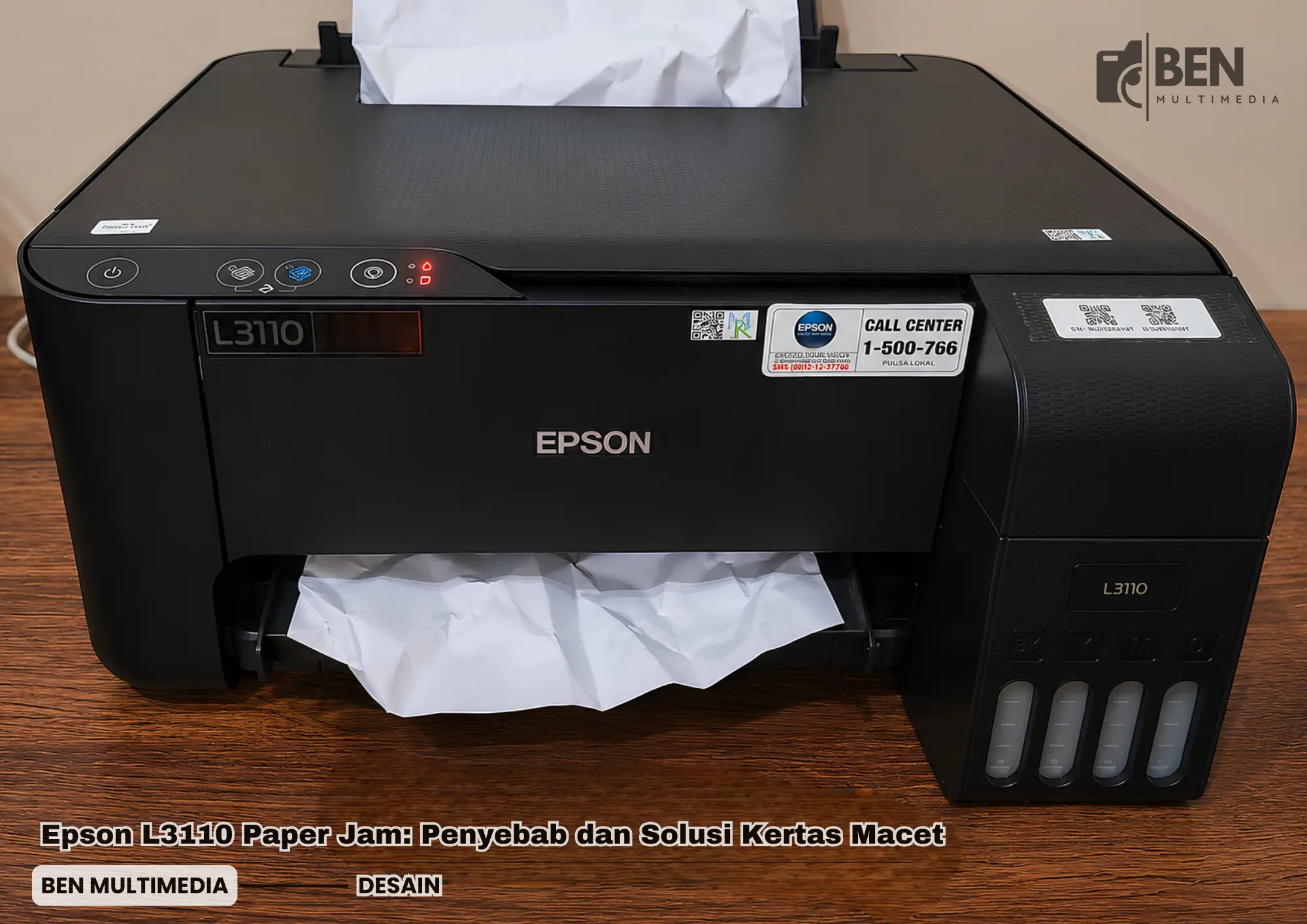 Epson L3110 Kertas Macet