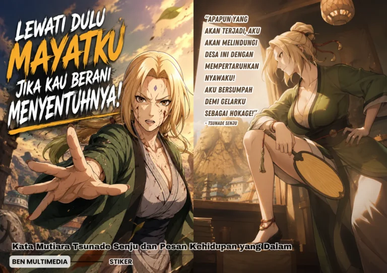 Kata Mutiara Tsunade Senju tentang Keberanian dan Harapan
