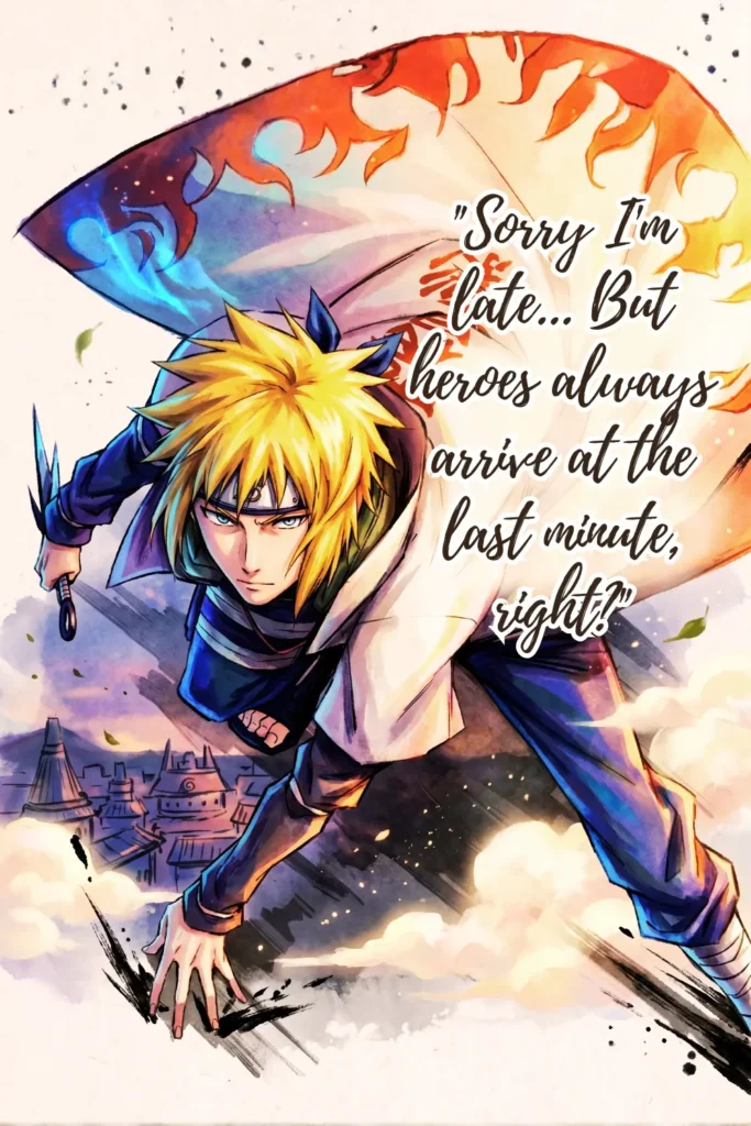 Minato Namikaze famous lines - Ben Multimedia