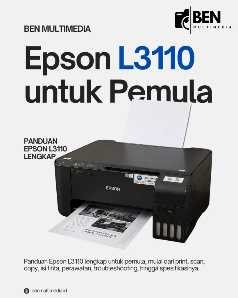 Panduan Pengguna Epson L3110 - Ben Multimedia