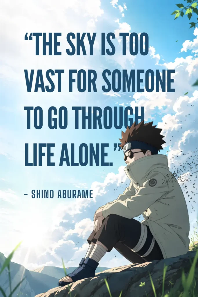 Shino Aburame Words - Ben Multimedia