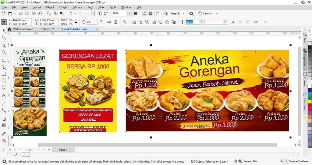 4 Spanduk Aneka Gorengan yang Bikin Dagangan Lebih Menarik 6 Spanduk Aneka Gorengan CDR - Ben Multimedia