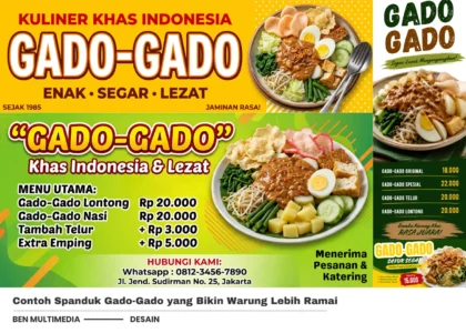 Spanduk Gado-Gado