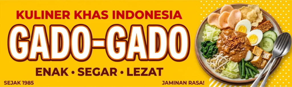 Banner Warung Gado-Gado - Ben Multimedia
