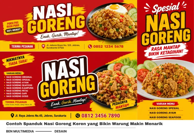 4 Contoh Spanduk Nasi Goreng Keren Bikin Warung Menonjol