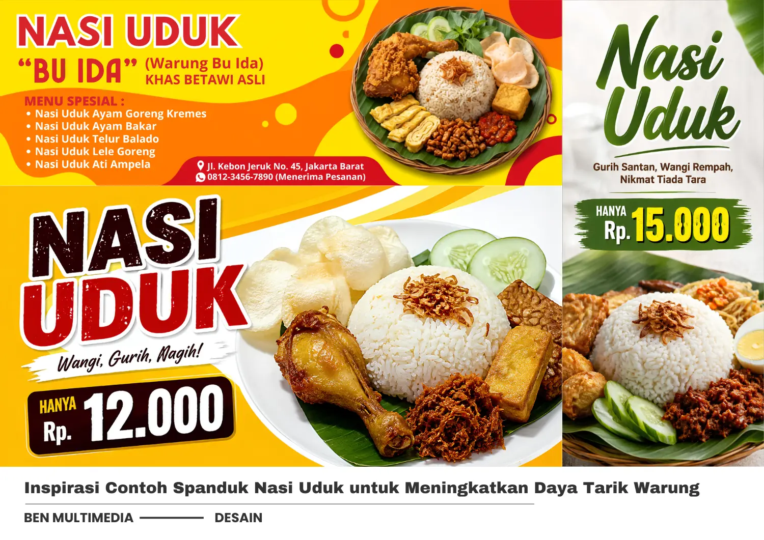 Spanduk Nasi Uduk