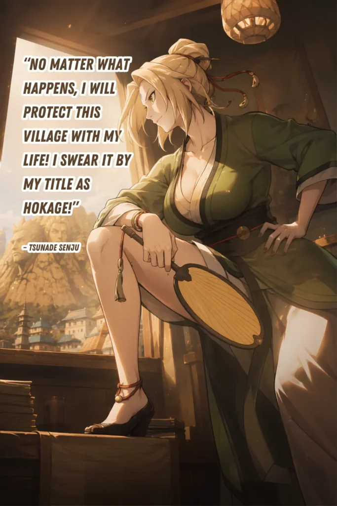 Tsunade Senju Quote - Ben Multimedia