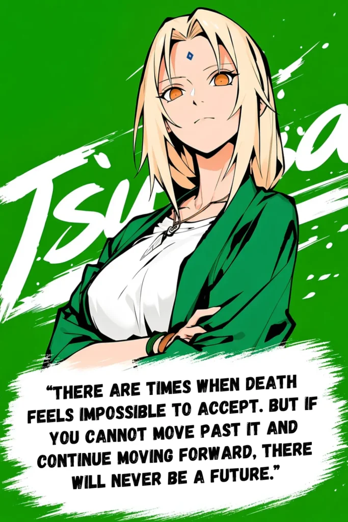 Tsunade Senju Quote - Ben Multimedia