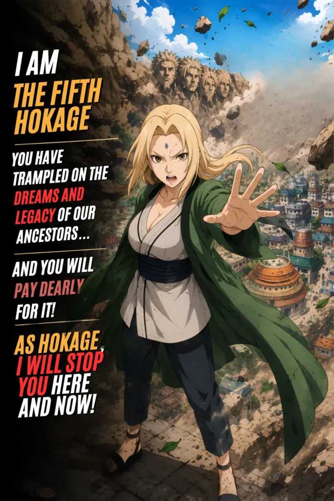 Tsunade Senju Quote - Ben Multimedia