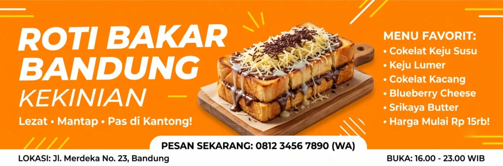 Banner Roti Bakar - Ben Multimedia